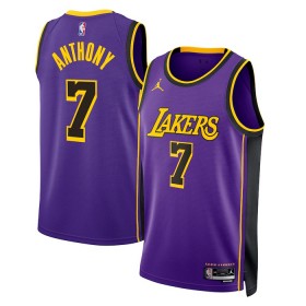 Dres Los Angeles Lakers Carmelo Anthony 7 Jordan 2022-23 Statement Edition Ljubičasta Swingman
